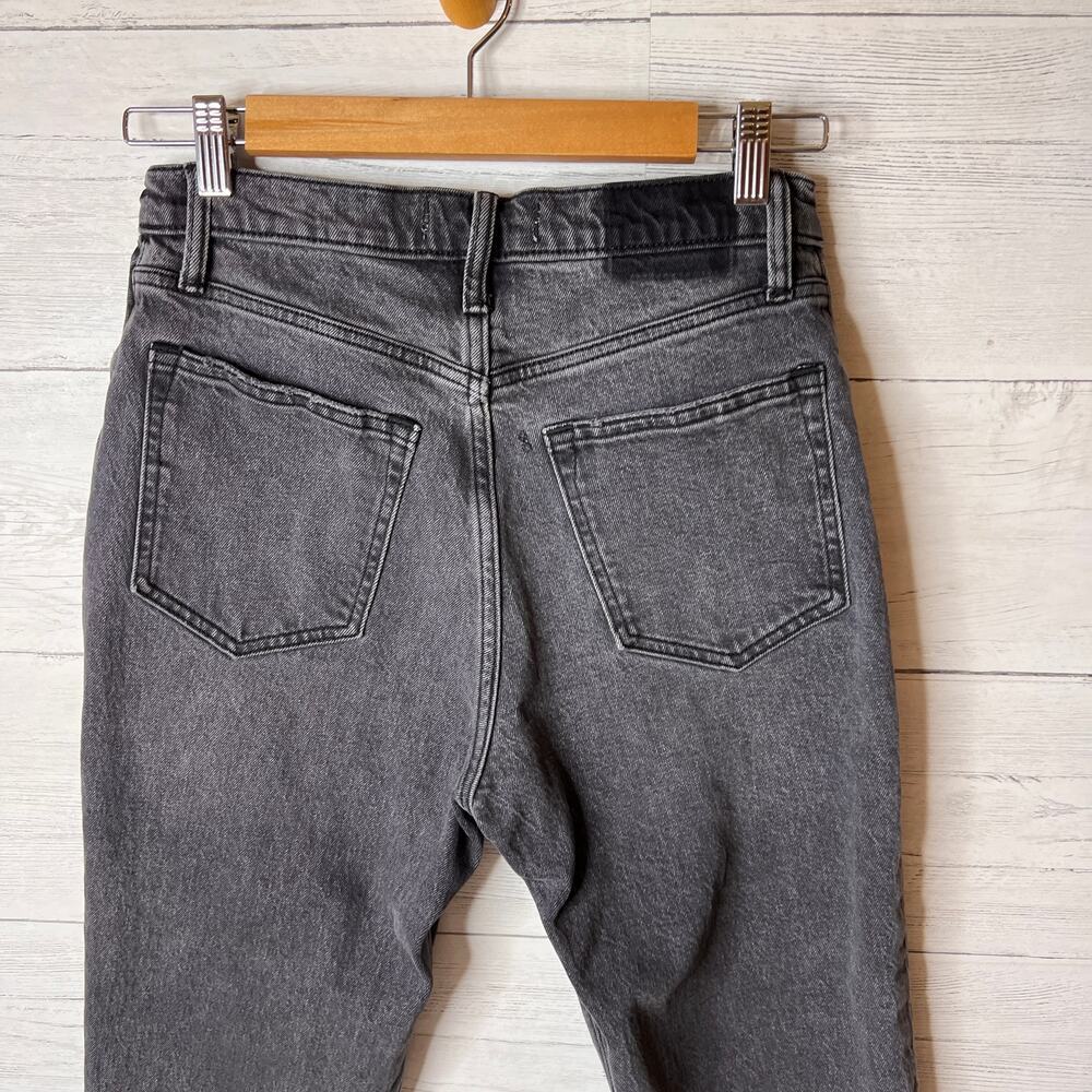 Abercrombie & Fitch Jeans Womens SZ 28/6 Black The 90's Straight Ultra High Rise - Picture 12 of 16